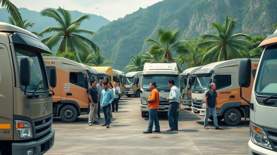 Sewa Truk Antar Kota Fleksibel untuk UMKM dan Perusahaan