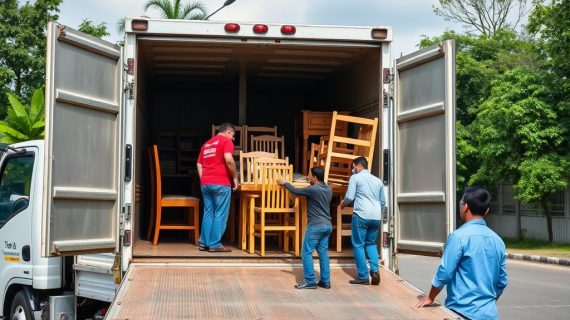 Sewa Truk untuk Pengiriman Produk Furnitur