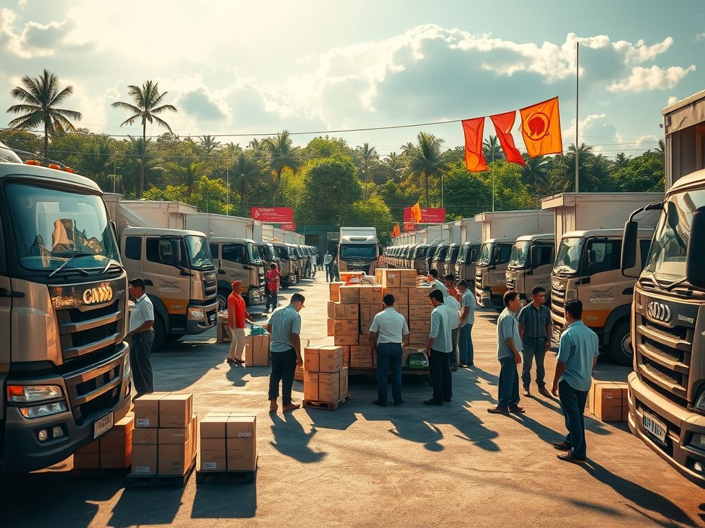 Sewa Truk Logistik Jogja